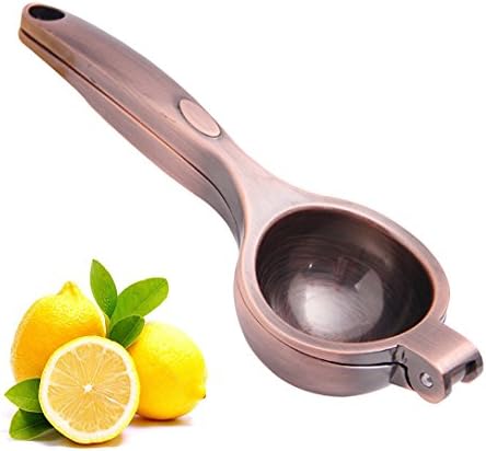 Lemon Squeezer Press Stainless Steel / Lime Juicer Handheld Manual Hand Citrus Press Juicer Metal - 2.7" Extra Large Bowl Heavy Duty Easy to Clean Dishwasher Safe