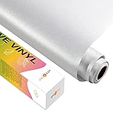 HTVRONT Silver Shimmer Permanent Vinyl for Cricut - 12' x 8 FT Adhesive Vinyl Roll for Cricut, Silhouette, Cameo, Signs, Scrapbooking, Craft, Die Cutters