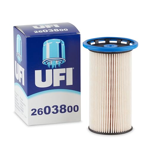 UFI Filters, Filtro Gasolio 26.038.00, Filtro Carburante per Ricambio, Adatto ad Auto, Applicabile su Diversi Modelli come Audi, Seat, Skoda e Volkswagen