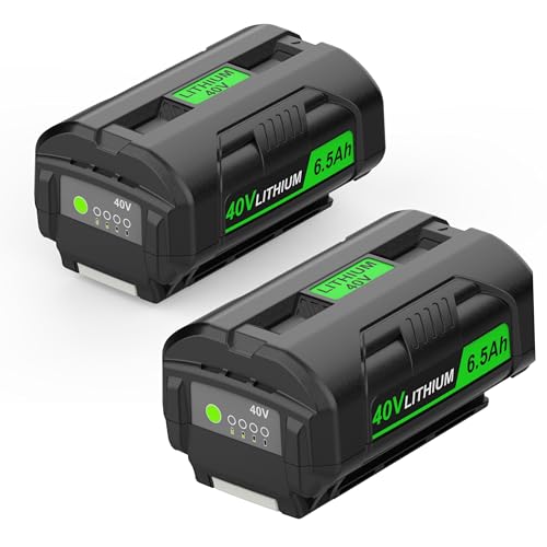 Bakipante 2Pack 40V 6.5Ah Battery Replacement for Ryobi 40V Lithium Battery OP4040 OP4050A OP4060 OP4015 OP4026 OP4030 Compatible with Ryobi 40 Volt Cordless Power Tools