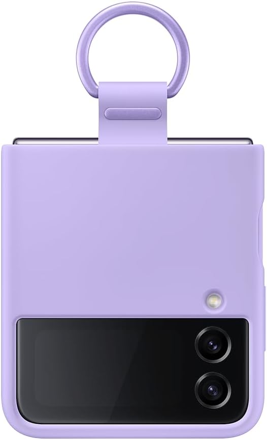 Samsung Galaxy Z Flip4 Official Silicone Cover with Ring Bora Purple