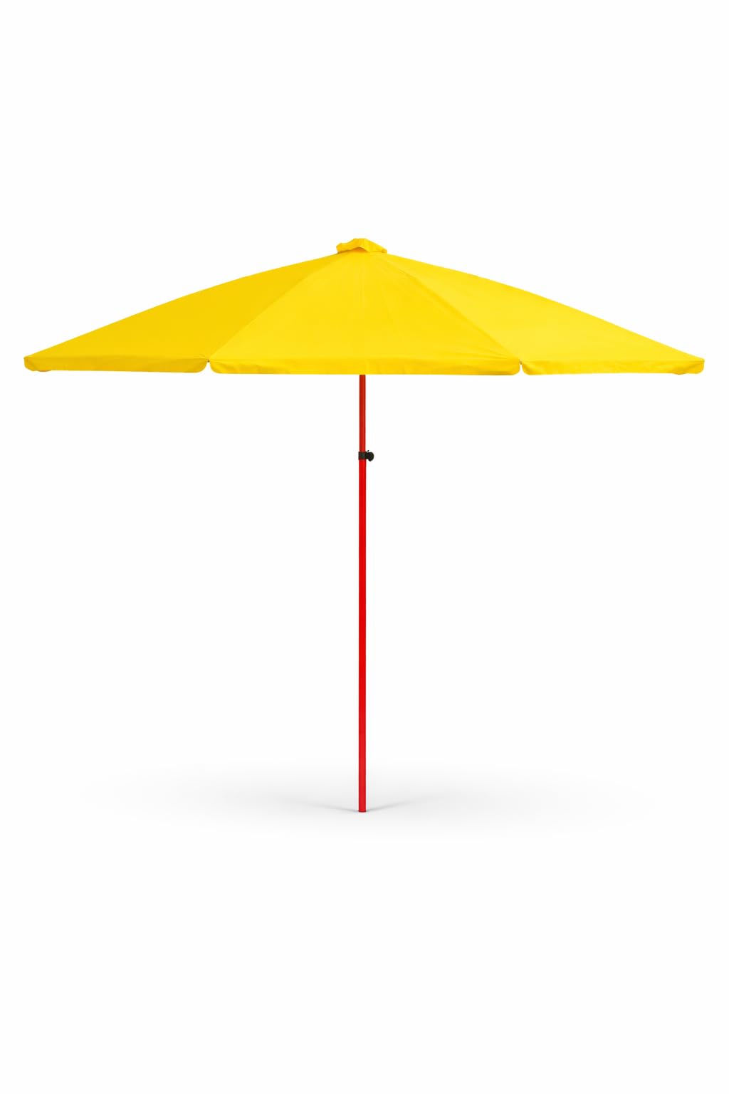 KUMCO Outdoor Garden Umbrella, 10 Feet Diameter, 60 inch radius, 10 Ribs, Round, Pongee Waterproof Fabric, Steel Shaft, Manual Push-up, Yellow Colour, Base not included-picture-30