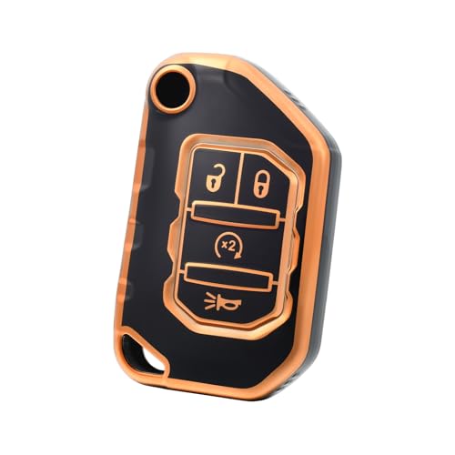 Coque de clé Jeep Gladiator Rubicon évite les rayures étui protecteur TPU