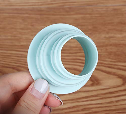 Anillo de sellado para desagüe de silicona AKOAK azul y rosa miniatura 6