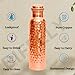 Copper Water Bottle - 34oz - Handcrafted Ayurvedic 100% Pure Copper Water Bottle for Drinking |Men & Women| Leak-Proof Lid BPA Free Non-Insulated & Eco Friendly with Premium Quality for Sport & Travel