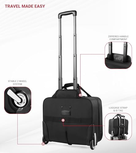 star cloud Rigid Frame Rolling Laptop Bag