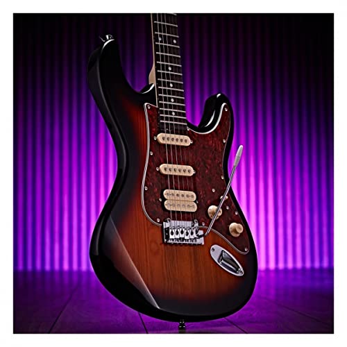 Pack guitare électrique et ampli 4/4 pour adultes débutant(e) s Sunburst - Les Beatles, Paul McCartney, John Lennon, RIngo Starr, George Harrison Pack guitare électrique et ampli 4/4 pour adultes débutant(e) s Sunburst – Image 3