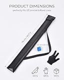 GAJUS étui de queue de billard 145 cm noir pliable photo 4