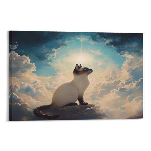 Toile de chat Ragdoll décoration murale moderne pour sublimer votre foyer