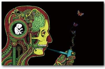 poster a luce nera per la camera da letto