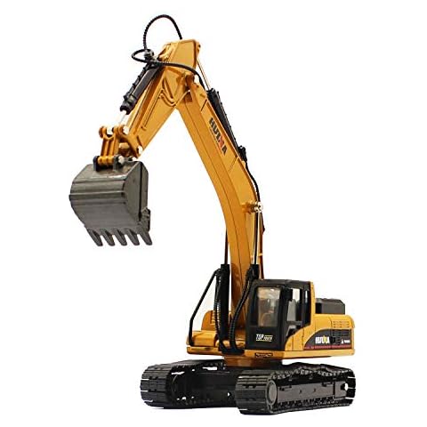 Fisca 1/50 Diecast Excavator Metal Model Construction Vehicle Toy Cover