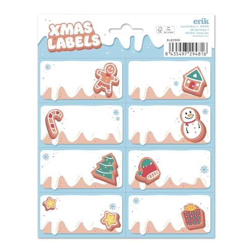Adhesivos Navidad Regalos Marca Grupo Erik