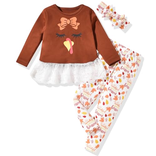 Image of HIHA Toddler Little Girls St.Patrick's Day Outfit Love Letter Print Dress Tops Pants Set