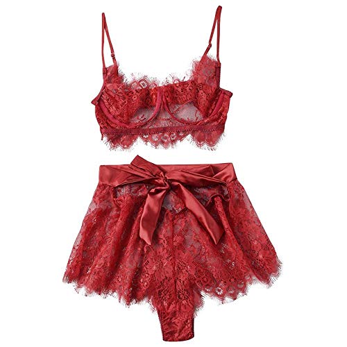 Vêtements de nuit et culotte dentelle femmes pour lingerie sexy chic