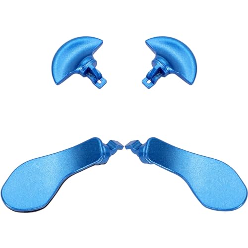 Image of 4PCS Metallic Back Paddles for PS5 Edge Controller, Interchangeable Metal Stainless Steel Back Buttons Replacement for PS5 Edge Controller - Controller NOT Included
