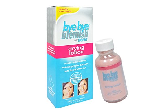 Bye Bye Blemish Drying Lotion Proven Spot Treatment Acne Repair, Overnight Results size 1 fl oz / 29.5 ml