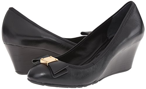 Cole Haan Women's Tali Grand Bow Wdg65 Wedge, Black, 9 B Us #TOP6