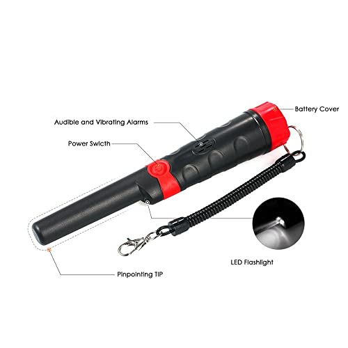 Metaaldetector Metaaldetector Handheld Precisie Metaaldetector Precisie Metaaldetector Volledige Waterdichte Handheld Detector Treasure Finder met lederen tas Voor volwassen kind - Image 4