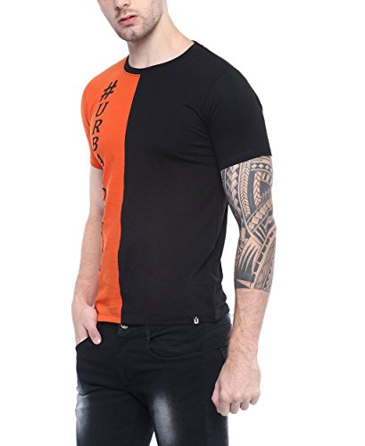 Black Printed Half Sleeve Cotton 