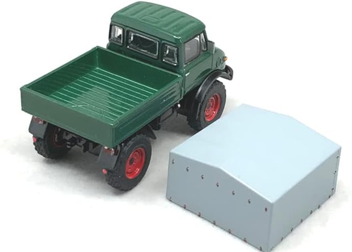 Miniatura 4 de FloZ para Schuco para Mercedes para Benz para Unimog U406 camión darkgreen 1:64 modelo preconstruido