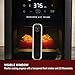T-fal Infrared Air Fryer, 2x Faster Than Traditional Heating*, Large Air Fryer Toaster Oven Combo, 6 Qt Digital Touch Screen, 7-in-1 Cooking Functions, No-Shake Technology, 1550W, Black,