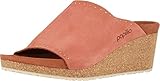 Birkenstock Women's Namica Rivets 39 Narrow Earth Red Nubuck