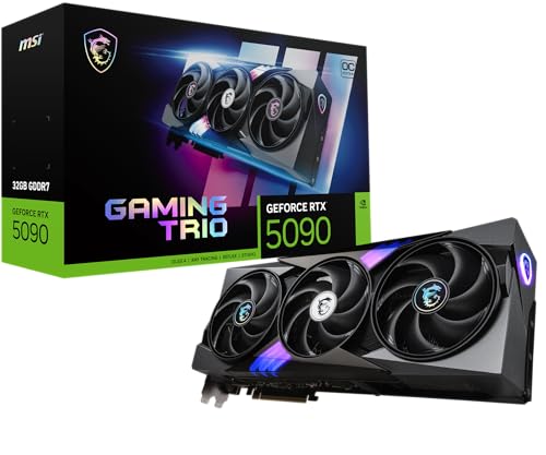 MSI GeForce RTX 5090 32G GAMING TRIO OC Graphics Card - RTX 5090 GPU