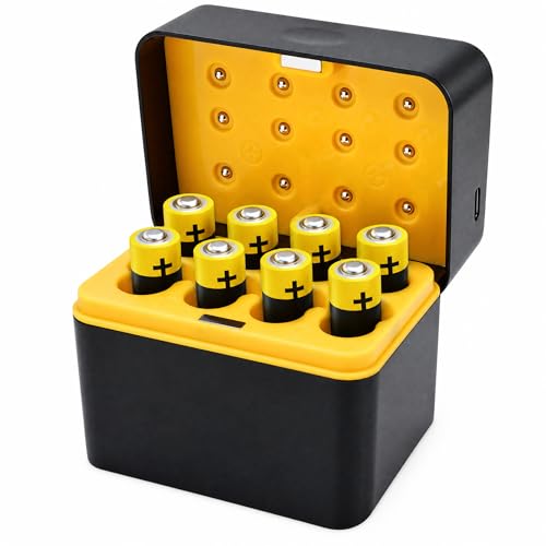 VISLONE 8�X���b�g �o�b�e���[�[�d��P�[�X PD QC �}���[�d �X�}�[�g�[�d�{�b�N�X �P3�`�P4�`�[�d�����`�E���d�r�p 8�̓Ɨ������`�����l�� �ߏ[�d�ی� �X�g���[�W (YC-006CD
