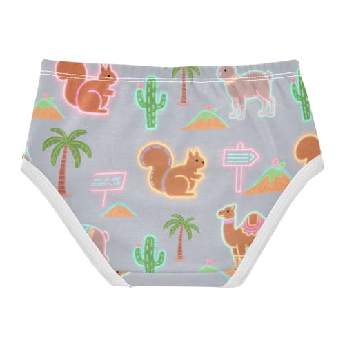 GuoChe Panties Stretchy Triangle Panties Breathable Toddler Underwear for Baby Girls in Sizes 2T,3T, 4T, 5T, 6Y and 8Y2