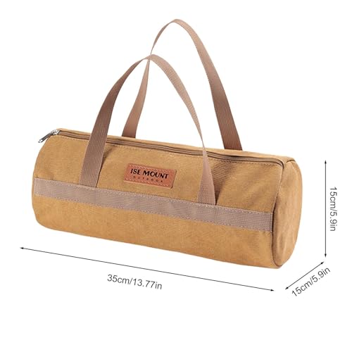 Estacas para tienda de campaña protegidas en bolsa de doble capa portátil 5