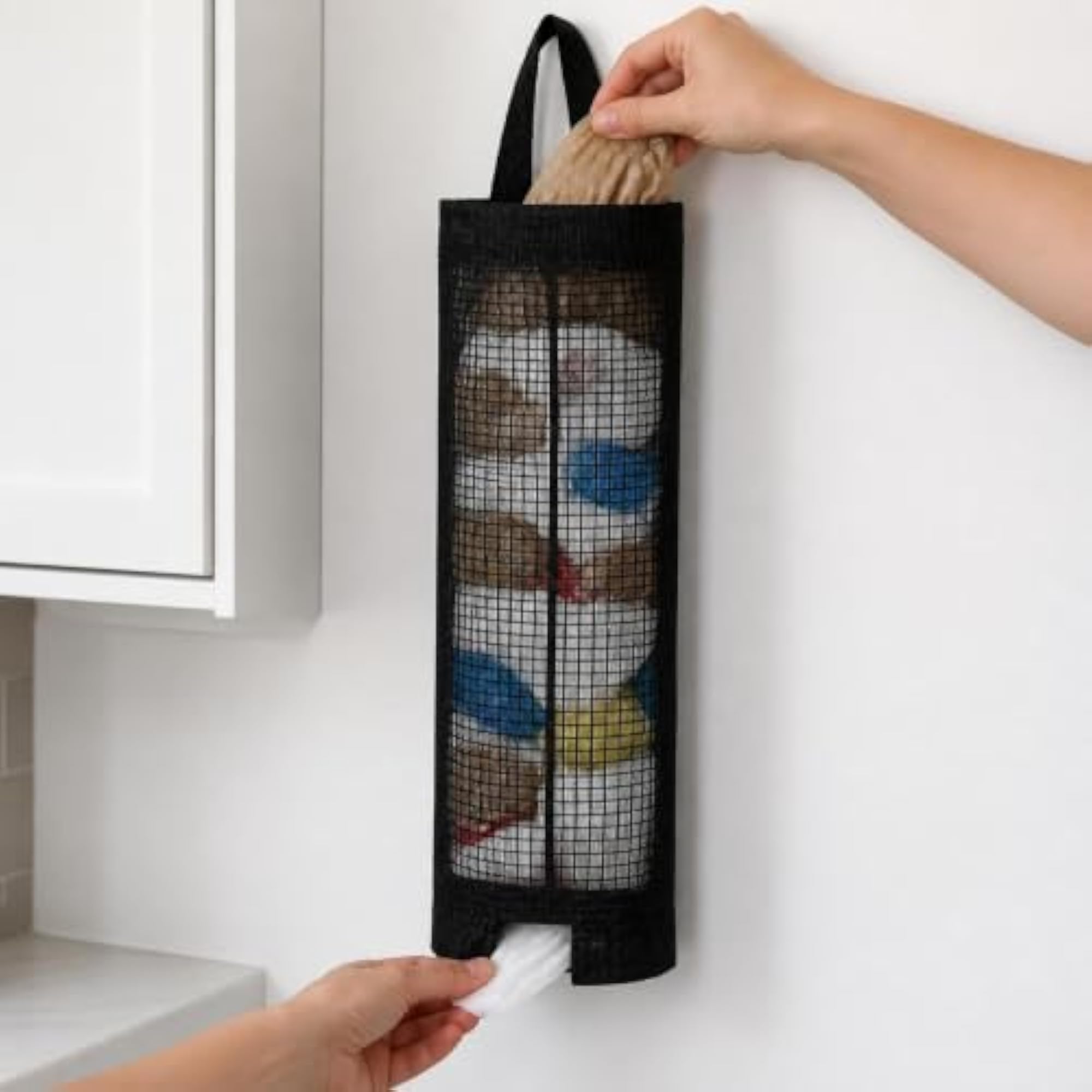 Wall-Mounted Kitchen Storage Bag Holder