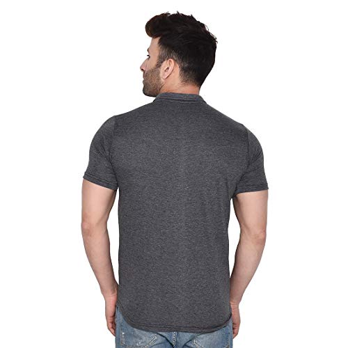 Image of Geum Men's Casual Shirt with Graphic Print | Short Sleeve Button-Down Shirt for Casual & Streetwear Look | Cotton Blend Slim Fit Shirt