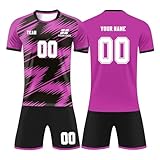 Camisetas De Futbol Niño Adultos,Personalizar Equipacion De Futbol con Tu Nombre y Número, equipamento de treino de Futebol Personalizado,Personalizar Camisetas Fútbol Personalizadas niño