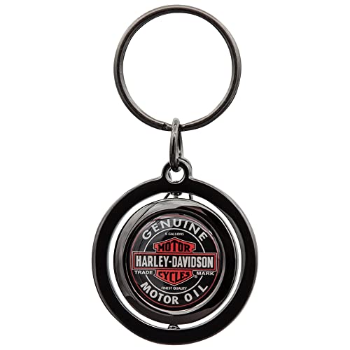 Plasticolor 004534R01 Harley-Davidson Vintage Logo Spinner Key Chain #TOP19