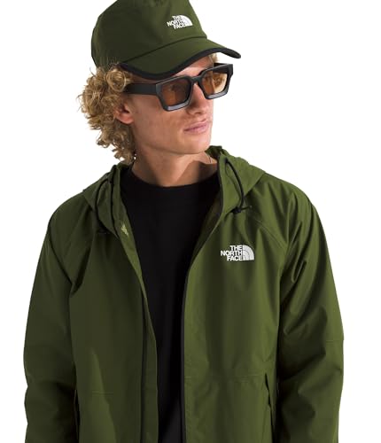 Image of THE NORTH FACE Men's Antora Rain Hoodie | Windproof & Waterproof With Adjustable Hood, Drawcord Hem