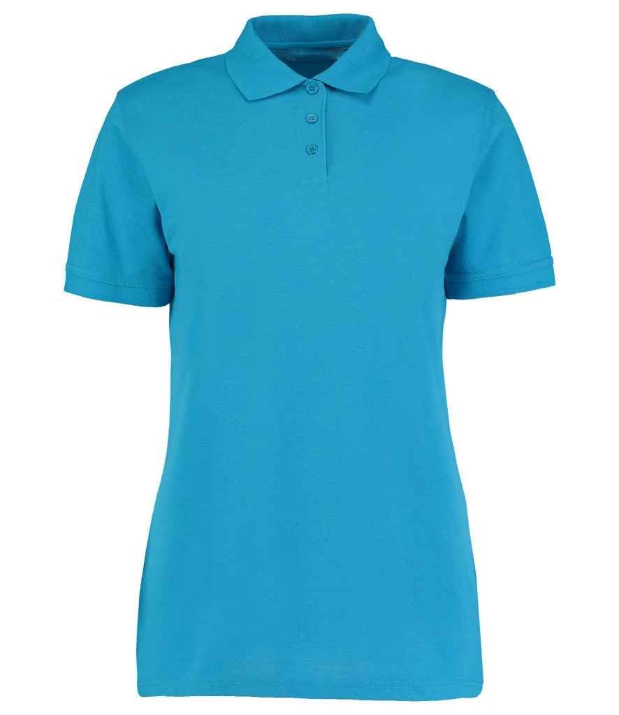 Coozo Women's Turquoise Classic Fit Superior Comfort Poly/Cotton Piqué Polo Shirt - 12