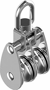 ARBO-INOX Doppelblock Umlenkrolle Edelstahl A2