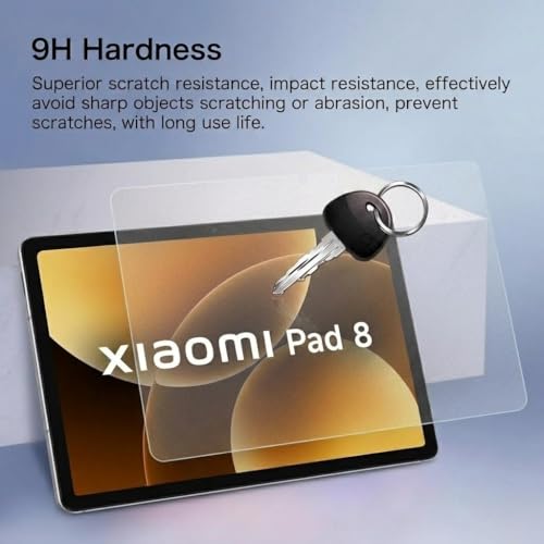 Image of Saco Hydrogel Anti-Glare Screen Protector Compatible for Xiaomi Pad 8 / 8 Pro / 7 / 7 Pro | Xiaomi Pad 8 Screen Protector - Flexible Soft Film, Bubble-Free, Scratch Resistant, HD Clear Front and Back Protection
