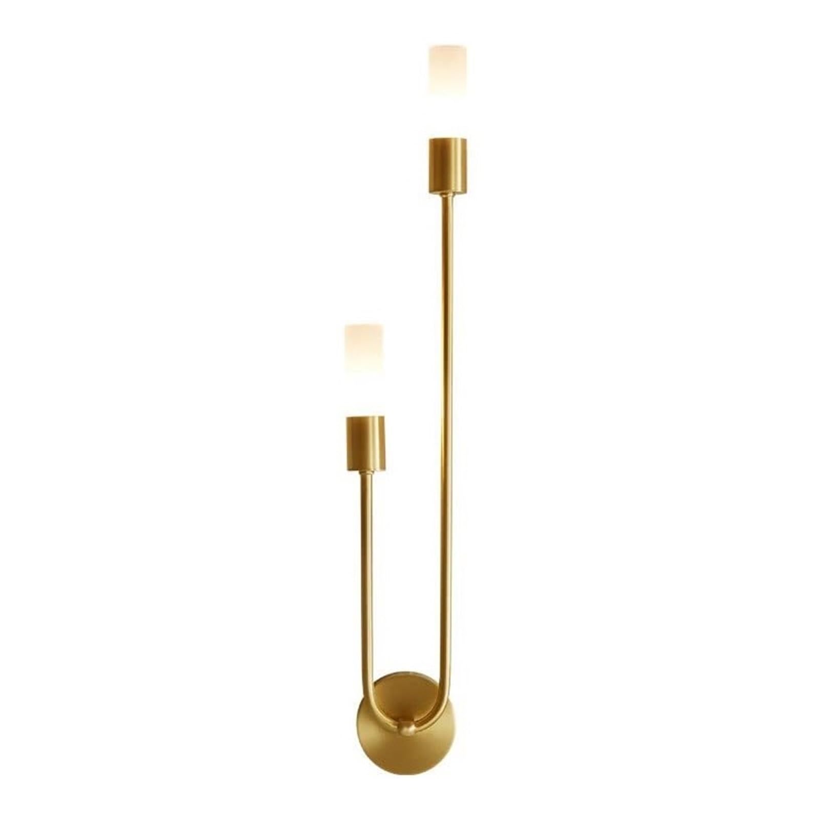 KHUKHU Wall Lights, LED Light Source Living Room Background Wall Lamp Bedroom Bedside Wall Lamp Double Aisle Wall Lamp, Warm Light