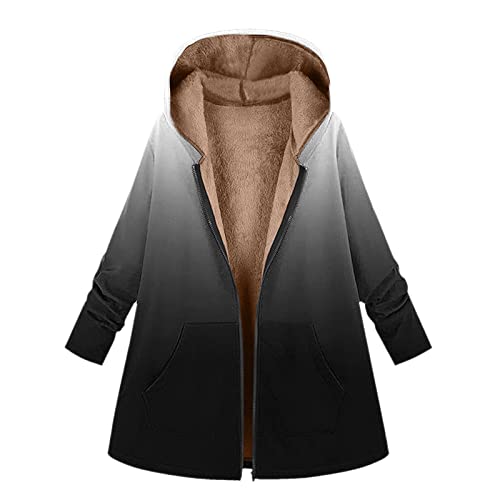 Manteau polaire épais pour femme fini le froid hivernal avec poche