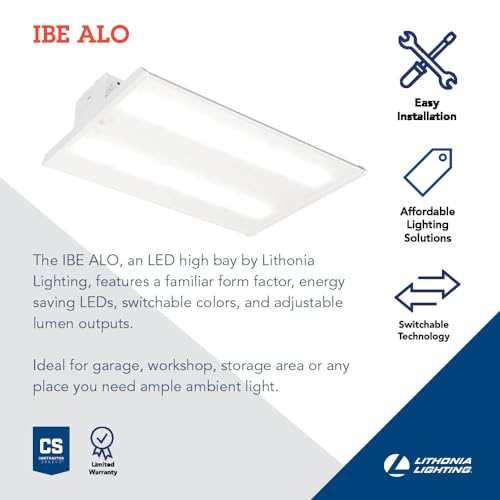 Image of Lithonia Lighting I-Beam LED High Bay Light, Adj Brightness, 4000K /5000K