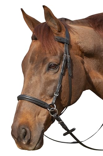 Equinavia Saga Cross-Under English Bitless Bridle for Horses