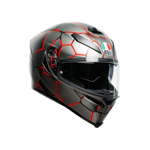 E2205 AGV CASCO K5 S E2205 MULTI MPLK VULCANUM RED L