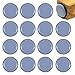 Patins en Téflon Adhésifs Patins pour Meubles Protection en Teflon pour Meubles Téflon auto-adhésif Patins de Meuble Adhésifs pour Meubles 25MM Rond Curseurs 16PCS pour Chaise Canapé Bureau Table