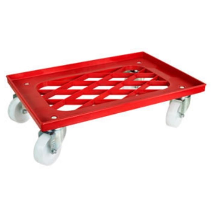 Carrello portacasse Pianetta in ABS Nylon Grigliata per Cassette Portaimpasto Box Service Dimensione cm. 60 x 40 trasporto fino kg.250 ideale per pizzerie, macellerie, market, ristorazione