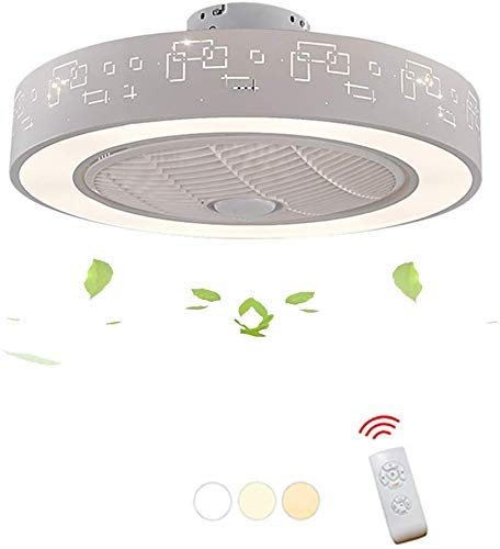 Preisvergleich Produktbild Smotly Deckenventilatoren mit Licht, mit Fernbedienung dimmbare Silent Fan Energieeinsparung Kronleuchter, Beleuchtung for Zuhause Dekorative Fan Kronleuchter, 50CM deckenventilator wlan RVTYR