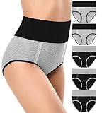 DUKAWA Plus Size Cotton Underwear Women C Section Postpartum High Waisted Cotton Pregnancy Boy Short