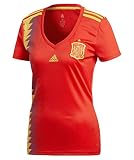 Ropa deportiva Adidas adidas FEF H JSY W Camiseta 1ª equipación Línea Federación Española de Fútbol, Mujer, Rojo (Rojo/dorfue), M