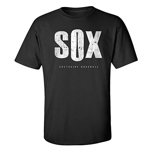 36 and Oh! Sox Southside Baseball T Shirt Vintage Distressed - Soft Style Black