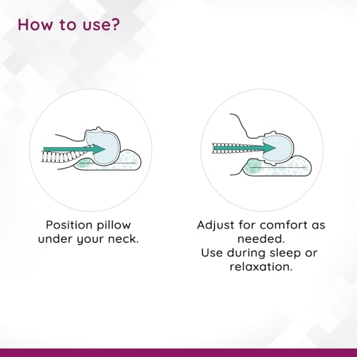 Image of Flamingo Neck Support Cervical Pillow - Free Size (Beige)